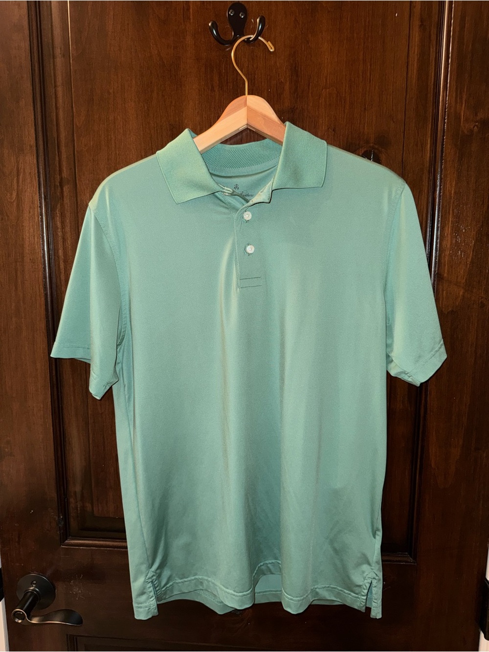 Brooks Brothers Mint Green Short-Sleeve Polo